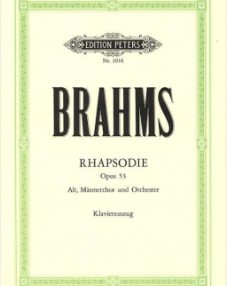 Johannes Brahms: Rhapsodies / Altrapszódia op. 33. - zongorakivonat