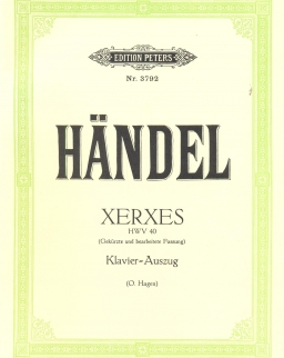 Georg Friedrich Händel: Xerxes - zongorakivonat (német)
