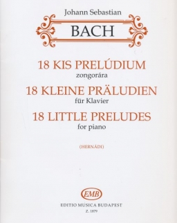Johann Sebastian Bach: 18 kis prelúdium