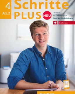 Schritte plus Neu 4: A2.2 Schweiz - Kursbuch + Arbeitsbuch mit Audio-CD zum Arbeitsbuch