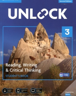 Unlock Level 3 Reading, Writing, & Critical Thinking Student’s Book, Mobil App and Online Workbook with Downloadable Video - Second Edition