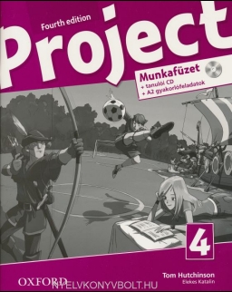 Project 4 munkafüzet + tanulói CD + A2 gyakorlófeladatok- 4th Edition