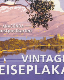 Vintage-Reiseplakate - 18 Kunstpostkarten