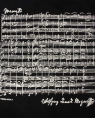 Póló - Mozart fekete M