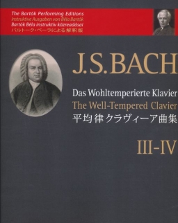 Bach-Bartók: Das Wohltemperierte Klavier III-IV.