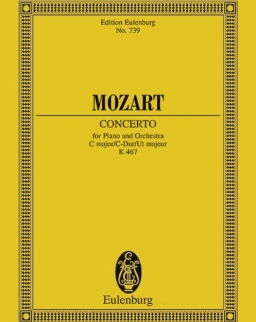 Wolfgang Amadeus Mozart: Concerto for piano K. 467. - kispartitúra