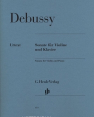 Claude Debussy: Sonate - hegedűre, zongorakísérettel