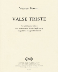 Vecsey Ferenc: Valse triste hegedűre, zongorakísérettel