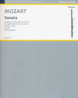 Wolfgang Amadeus Mozart: Sonata - Fagott (violoncello) and Piano K.292