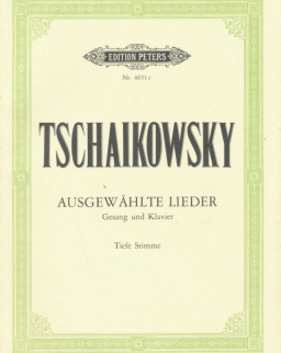 Pyotr Ilyich Tchaikovsky: Lieder - tiefe stimme