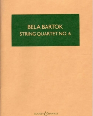 Bartók Béla: String Quartet No. 6 kispartitúra