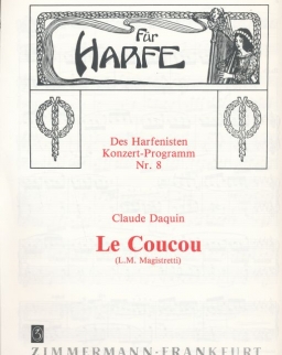 Claude Daquin: Le Coucou - hárfára