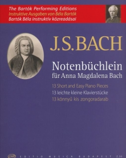 Johann Sebastian Bach: 13 könnyű kis zongoradarab (a Notenbüchlein für Anna Magdalena Bach c. gyűjteményből)