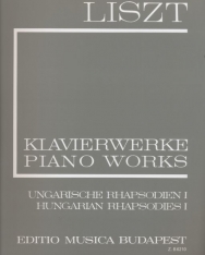 Liszt Ferenc: Ungarische Rhapsodien 1. (fűzött)