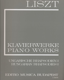 Liszt Ferenc: Ungarische Rhapsodien 1. (fűzött)