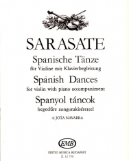 Pablo Sarasate: Spanyol táncok 4. -Jota Navarra - hegedűre, zongorakísérettel