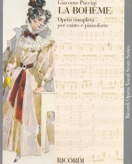 Giacomo Puccini: La Bohéme - zongorakivonat (angol, olasz)