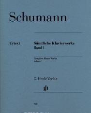 Robert Schumann: Sämtliche Klavierwerke I.