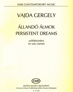 Vajda Gergely: Állandó álmok - szóló klarinétra