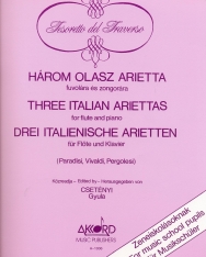 Három olasz arietta fuvolára és zongorára