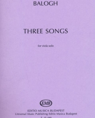 Balogh Máté: Three Songs - brácsára