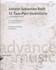 Johann Sebastian Bach: 15 Two-part Inventions (2 szaxofonra)
