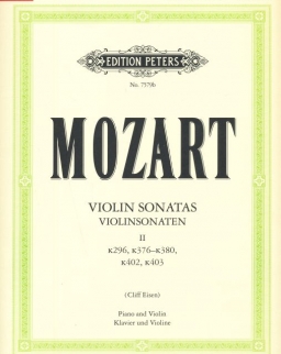 Wolfgang Amadeus Mozart: Violin Sonatas II. (K.296,376-380,402,403)