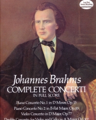 Johannes Brahms: Complete Concerti - partitúra