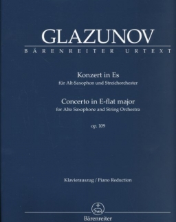 Alexander Glazunov: Concerto (Esz-dúr) - alt szaxofonra, zongorakísérettel