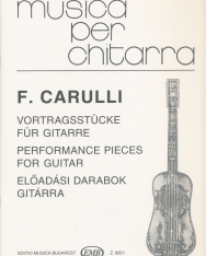 Ferdinando Carulli: Előadási darabok gitárra