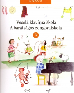Lakos Ágnes: Barátságos zongoraiskola 3. (magyar-szlovák)