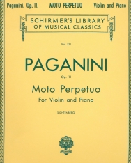 Niccoló Paganini: Molto perpetuo for Violin and Piano