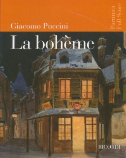 Giacomo Puccini: La Bohéme - partitúra (olasz)