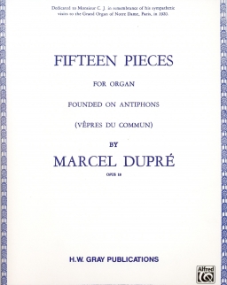 Marcel Dupré: 15 Piéces (orgona)