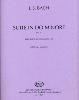 Johann Sebastian Bach: Suite in do minore BWV 997 - cselló szóló átirat