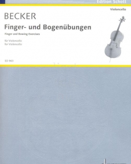 Hugo Becker: Finger and Bowing Exercises (cselló)