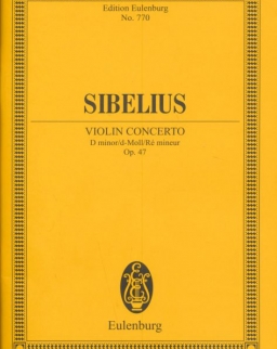 Jean Sibelius: Concerto for Violin and Orchestra - kispartitúra