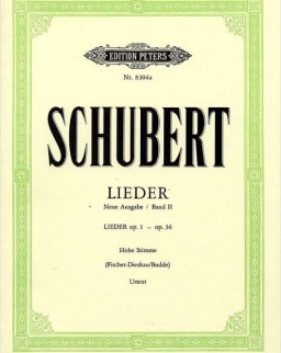 Franz Schubert: Lieder II. hohe (neue Ausgabe)