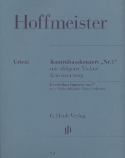 Franz Anton Hoffmeister: Concerto Nr. 1 for Double Bass (with Violin obbligato)
