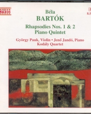 Bartók Béla: Rhapsody No. 1,2 / Andante/ Piano Quintet