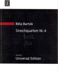 Bartók Béla: String Quartet 4. kispartitúra
