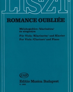 Liszt Ferenc: Romance oubliée - brácsa v. klarinét és zongora