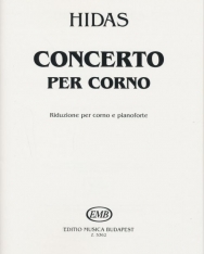 Hidas Frigyes: Concerto kürtre, zongorakísérettel