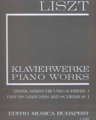 Liszt Ferenc: Tänze, Marsche, Scherzi  1. (fűzve)