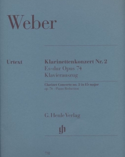 Carl Maria von Weber: Concerto for Clarinet No. 2   Es-dur Opus 74 zongorakísérettel