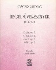 Oskar Rieding: Hegedűversenyek 3.