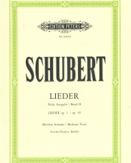 Franz Schubert: Lieder II. mittlere Stimme (neue Ausgabe)