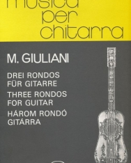 Mauro Giuliani: Három rondó gitárra