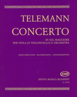Georg Philipp Telemann: Concerto G-dúr brácsára vagy csellóra zongorakísérettel
