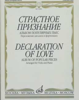 Declaration of Love - népszerű darabok brácsára, zongorakísérettel